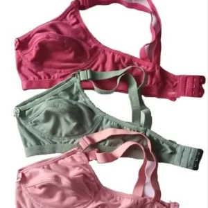 new english print bra pack of 3 ( multicolor )