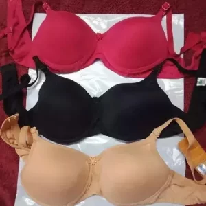 WOMENS PADDED BRA PACK OF 3