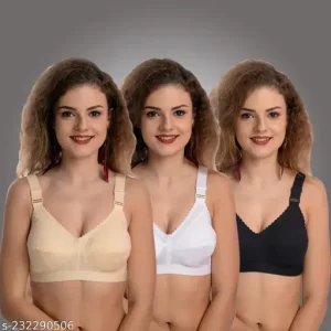 Women Full Coverage Non Padded Cotton Bra
