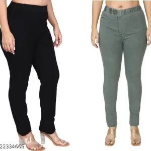Womens Stylish Comfortable Jeggings Suitable for Casual as Well as Formal wear | Combo Pack Jeggings | Stylish Women’s Jeggings | Slim Fit Jeggings