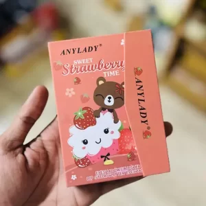 Strawberry time eyeshadow , blusher , lipstick , glitter and Brush