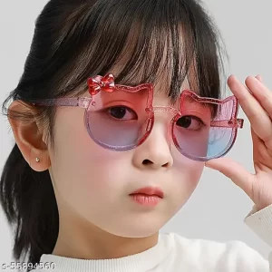 SYGA Kids Goggles, Modern Stylish Eyewears for Boy’s and Girls, Colourful Style – Transparent Blue & Gradient Pink, Suitable for 3-8 Years