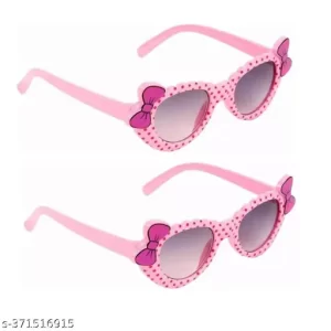 Kid’s Goggles Cat Eye Girl’s Sunglasses (2-5 Years) Pack Of 2