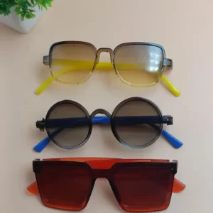 All Different design and Color sunglasses for Boys and Girls age 3-8 pack of 3