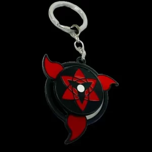 Naruto Famous Anime rotating premium quality metal keychain for anime lovers, boys, girls, bikes, bags, cars