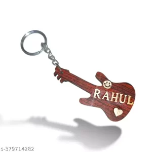 SET OF 2 Personalized Wooden Key Chain with Your Name