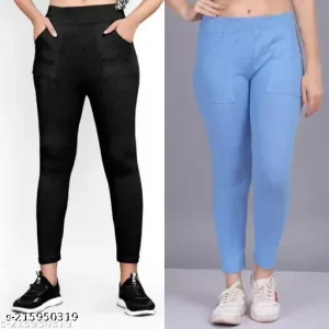 Trendy Pocket Jeggings(Pack of-2) ₹260