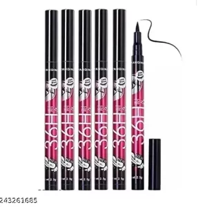 Seyblush YANQINA 36H Precision liquid Eyeliner Waterproof 30 g For Girls And Women (Black) pack of 5
