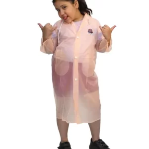 Solid PVC Boys & Girls Raincoat in different colours you will get whatever is available