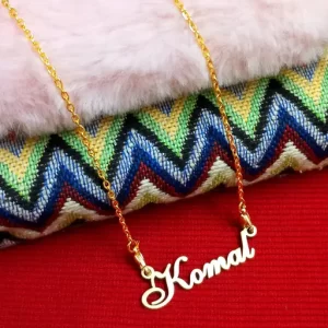 Komal Name Pendant With Chain
