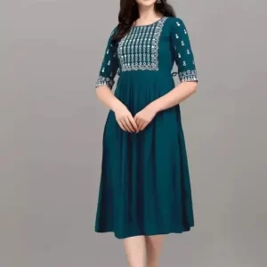 Womens Embroidery work kurtis