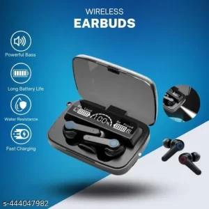 Premium M19 Tws Wireless Earbuds Touch Control Bluetooth 5.3 – Blacj