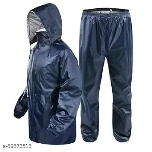 YOUTH ROBE AquaFlex Men’s Reversible Raincoat: Adjustable Hood and Back Reflector