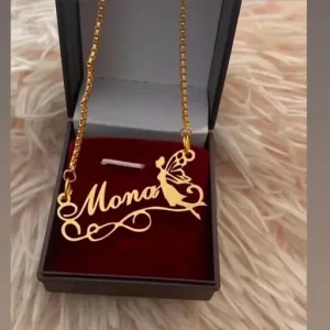 customized name PENDANT gold