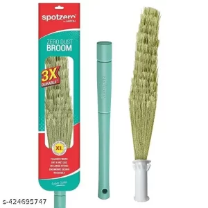 Zero Dust Floor Broom, XL, Cleaning, Broom Stick for Home Floor Washable Fibers (Pack of 1)