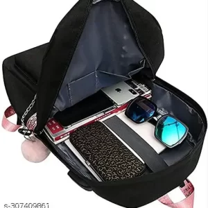 ShortWell- Waterproof Casual Backpack, Girls & Women Stylish Trendy College, School & College Bag