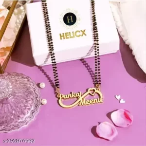 Jwelery for Women CUSTOMIZED / Personalised single NAME NECKLACE WITH CROWN,HEART,STAR Pendant Keychain With Ur name Or Love One Name With 24k Gold Plating And lazer Engraved Finish,,YOUR NAME ADDRESS FIRST (name)