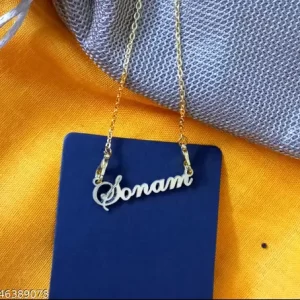 Sonam Name Pendant With Chain Only