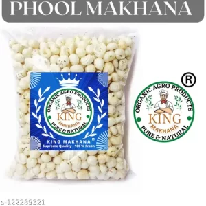 50 gm Premuim Phool Makhana, Lotus seed, Fox nut at best price .Makhana or Gorgon nut, also known as phool makhana