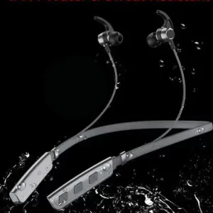 Neckband True Wireless Bluetooth Earphones with 8 Hours Playtime & Compatible for all Smartphones (Black)