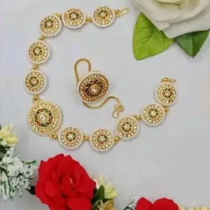 Twinkling Charming Maangtika Jewellery Set