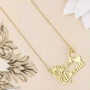 My Name Pendant, Customized Gold Plated Necklace Pendant