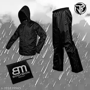 TARU, Men/Women Stylish Raincoat/Rainwear/Rainsuit/barsaati/Overcoat with Hoods and Side Pocket 100% Waterproof rain Suit for Men/Women Raincoat