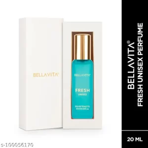 Bella Vita Organic FRESH Eau De Toilette Unisex Perfume For Men & Women with Bergamot, Orris Lavender & Ylang Ylang 20 ML