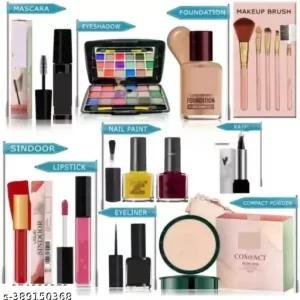 Face Makeup Kit for Women | Eye Shadow Lipstick Mascara Eyeliner Compact Kajal Foundation