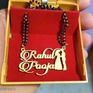 HR ENTERPRISE CUSTOMIZED / Personalised single NAME NECKLACE WITH CROWN,HEART,STAR Pendant Keychain With Ur name Or Love One Name With Gold Plating And Engraved Finish,,YOUR NAME ADDRESS FIRST LATTER (…)