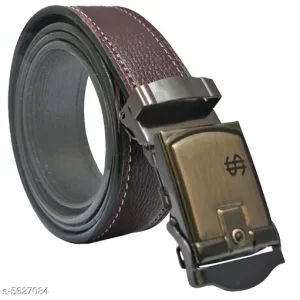 Stylish Men’s Brown Synthetic Belt