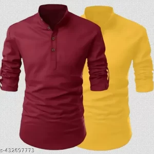 Trendy Fashionable Short Kurta For Mens