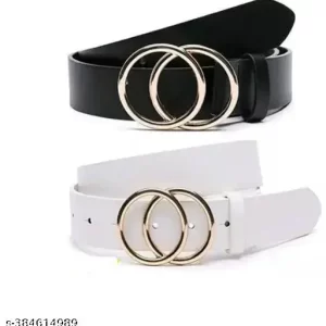 Women Fancy Belt Skinny Stretch Adjustable Waist Belt Stylish Design Ladies Womens Waist Belts kanduro-Belt for Fancy Girls, Women Saree, Western Dress, Long Gown Dresses, Traditional Dress, Designer Girl Gown(PACK OF 2)