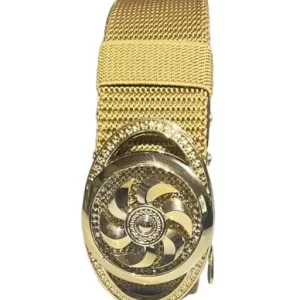 Automatic Buckle Canvas Belt, Casual Fashion Breathable Rotating Buckle Belt For Men