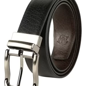 AVMART Men Buff Reversible Leather Formal Belt
