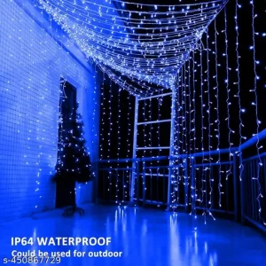 15 Meter (Pack of 1) Decorative Dhoom Light, Waterproof & Flexible String Fairy Pixel Rice Lights for Decoration Indoor/Outdoor in Festivals, Parties, Weddings (blue