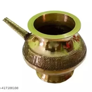 Sai collection Pure Brass Karwa Chauth Kalash/Lota| Peetal Karwa Karva/Puja Lota Karva for Puja| Wedding| Festival