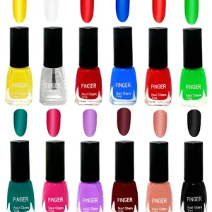 Finger Matte Nail Polish combo of 12 (7 ml each)