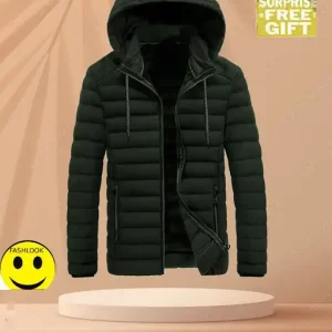 Fluffy Cap Jacket with Free Gift