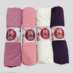 Soft Georgette Hijab for Women Combo set of 4pcs SIZE-70X180cm