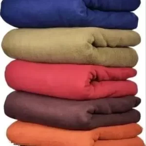 Shine Creations Pack of 5 Single Plain Bed Polar Fleece Ac Blanket_Size – 60*90 inch, color-MultiBaby Blanket