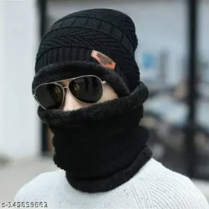 Cap With Muffler (fur inside)