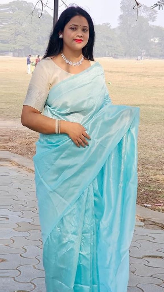 Premium Soft Banarasi Litchi Saree