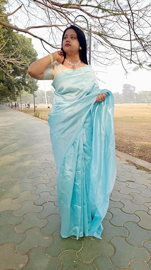 Premium Soft Banarasi Litchi Saree