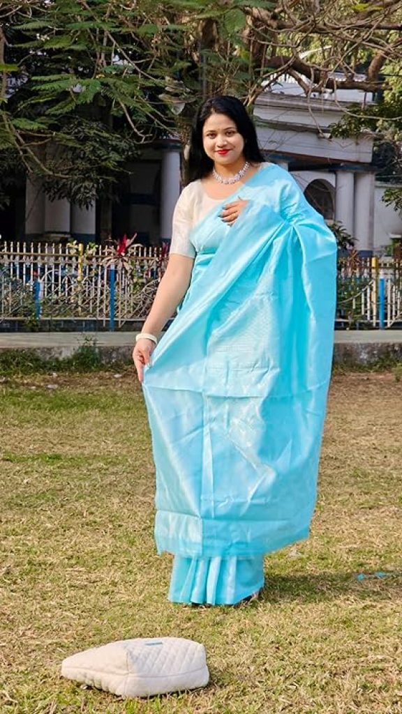 Premium Soft Banarasi Litchi Saree