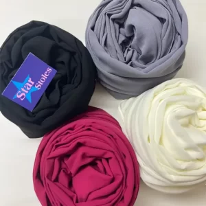Georgette Stole Scarves Hijab For Women Pack of 4