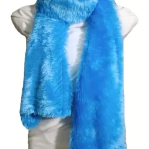 Firozi – Fur Stole With 4 Side ball-lattu
