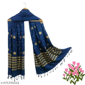 Trendy floral Printed Satin Stoles Scarf for Women & Girls, Size: 175 x 75 Cm aprox.