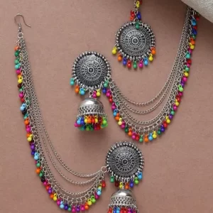 Jeweriche Imitation Elite Beautiful Bahubali Earrings ( Bahubali )