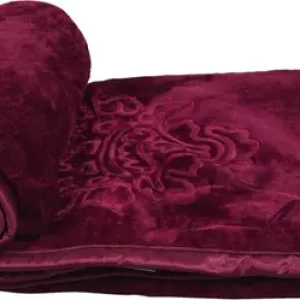 GKM Floral double Mink Blanket for Heavy Winter 90×86 (Polyester)